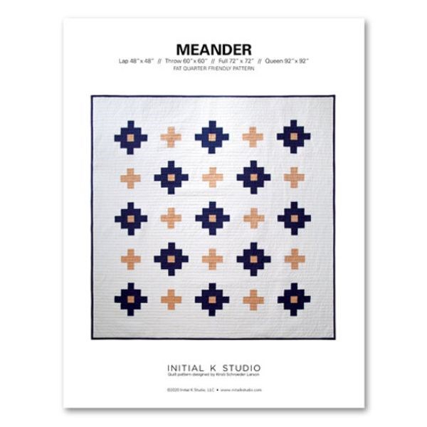 Meander Quilt Pattern by Initial K Studio