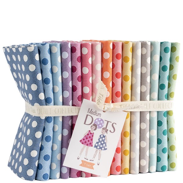 Tilda Basics Medium Dots Fat Quarter Bundle