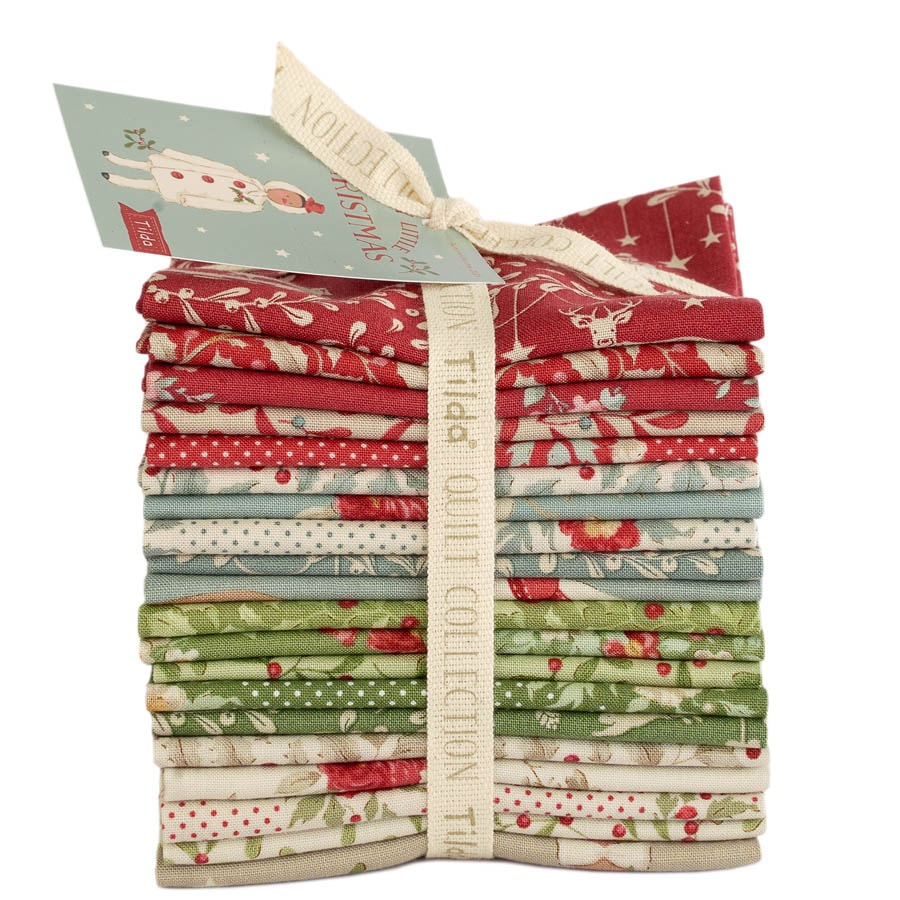 Merry Little Christmas Fat Eighth Bundle | Tilda Fabrics | 20 F8s