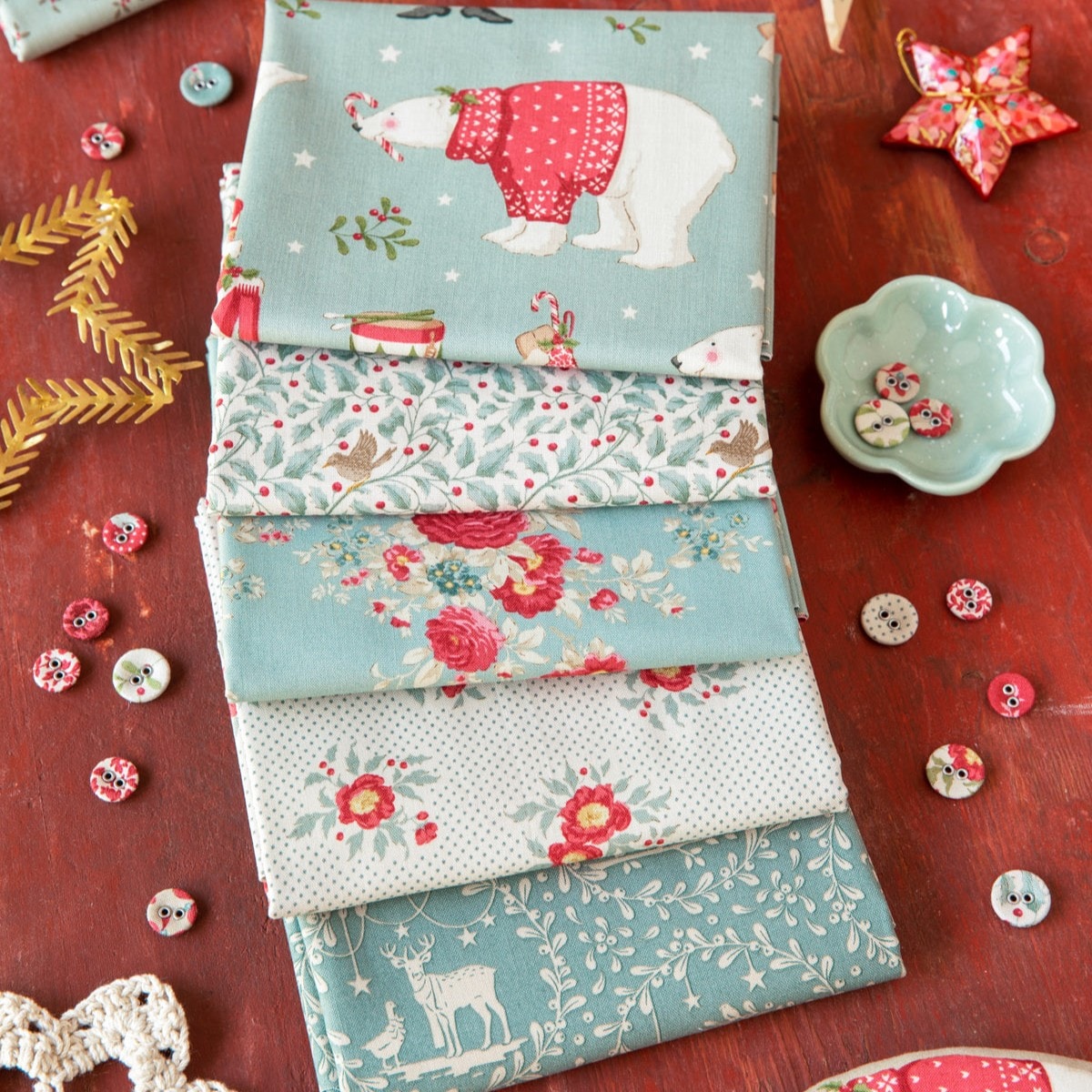 Merry Little Christmas Fat Quarter Bundle | Tilda Fabrics
