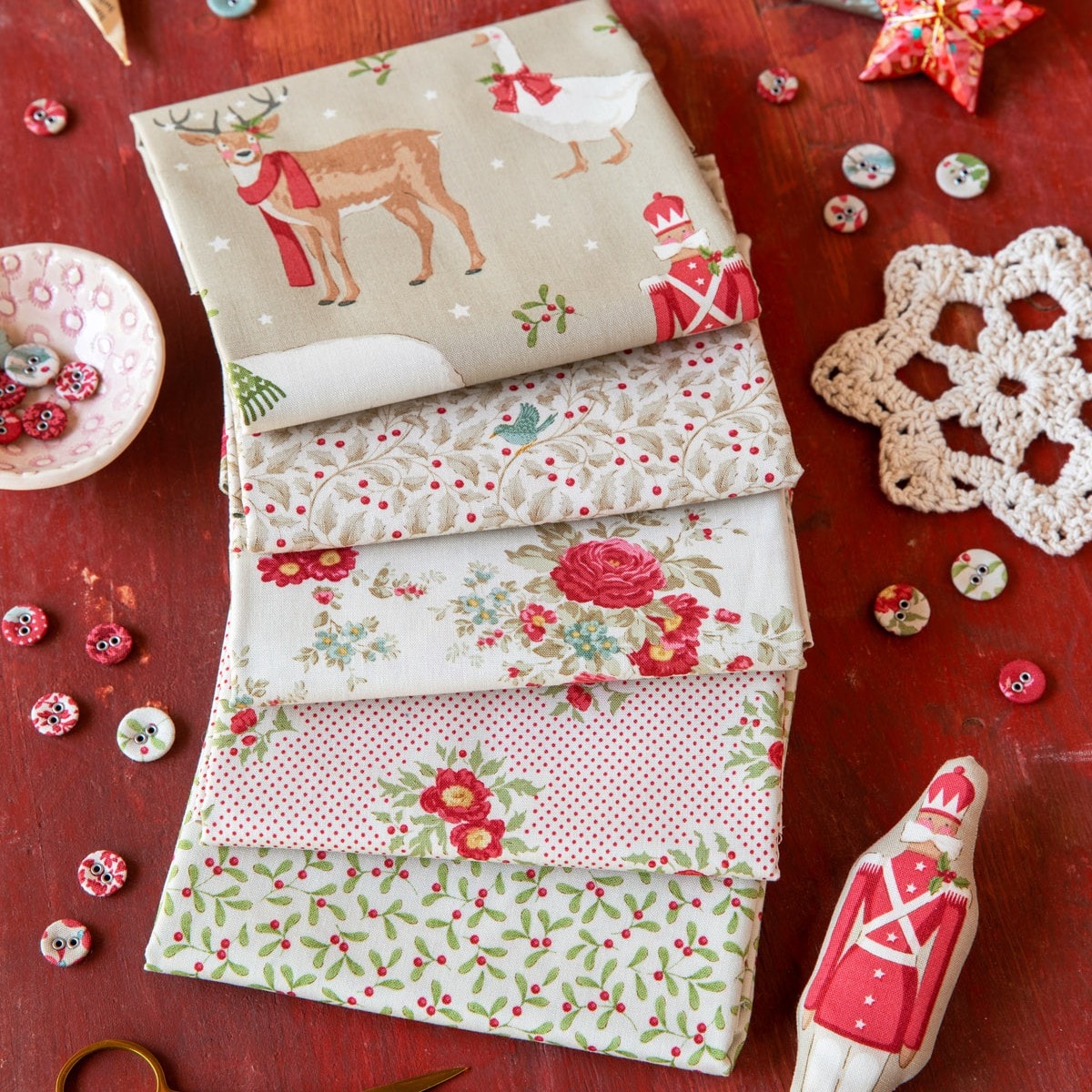 Merry Little Christmas Fat Quarter Bundle | Tilda Fabrics
