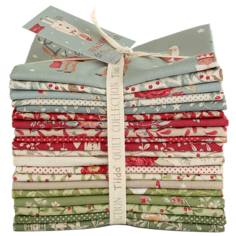 Merry Little Christmas Fat Quarter Bundle | Tilda Fabrics - Main Collection 20FQs