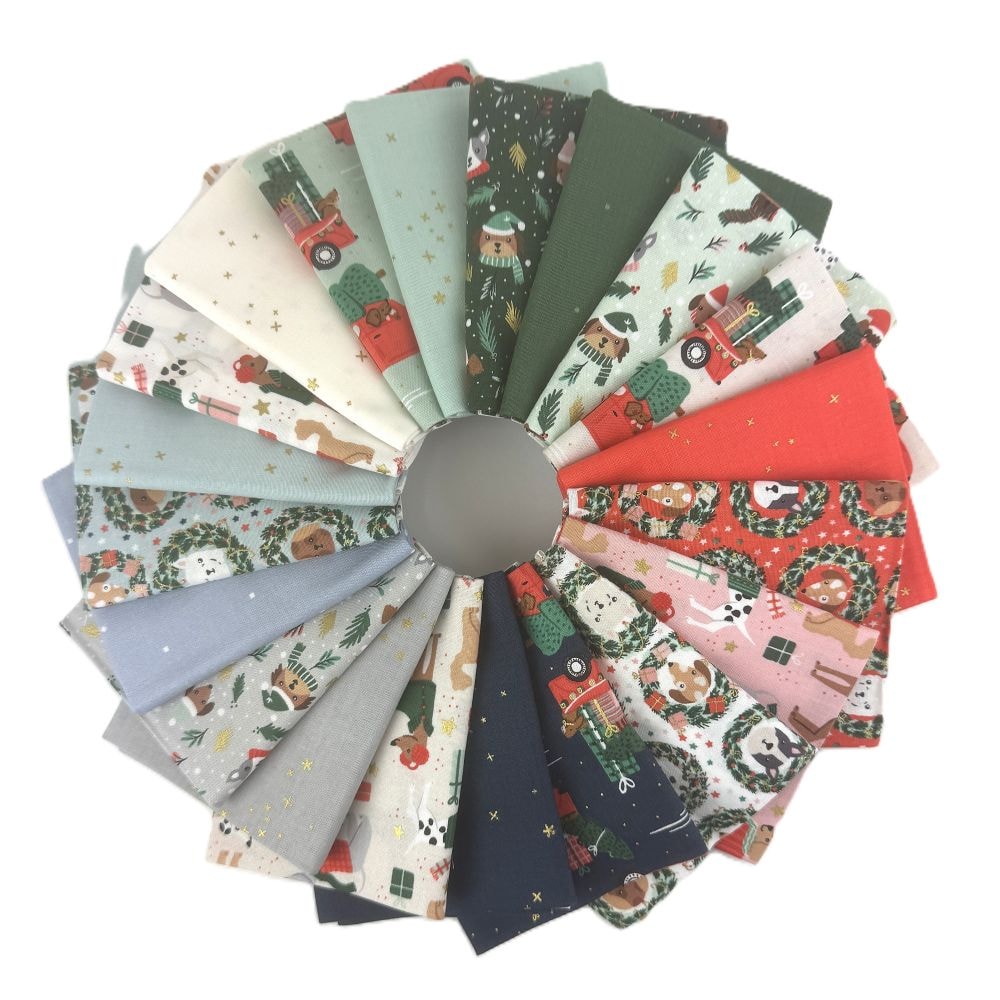 Merry Pawmas Fat Quarter Bundle | Dominika Godette | 20 FQs