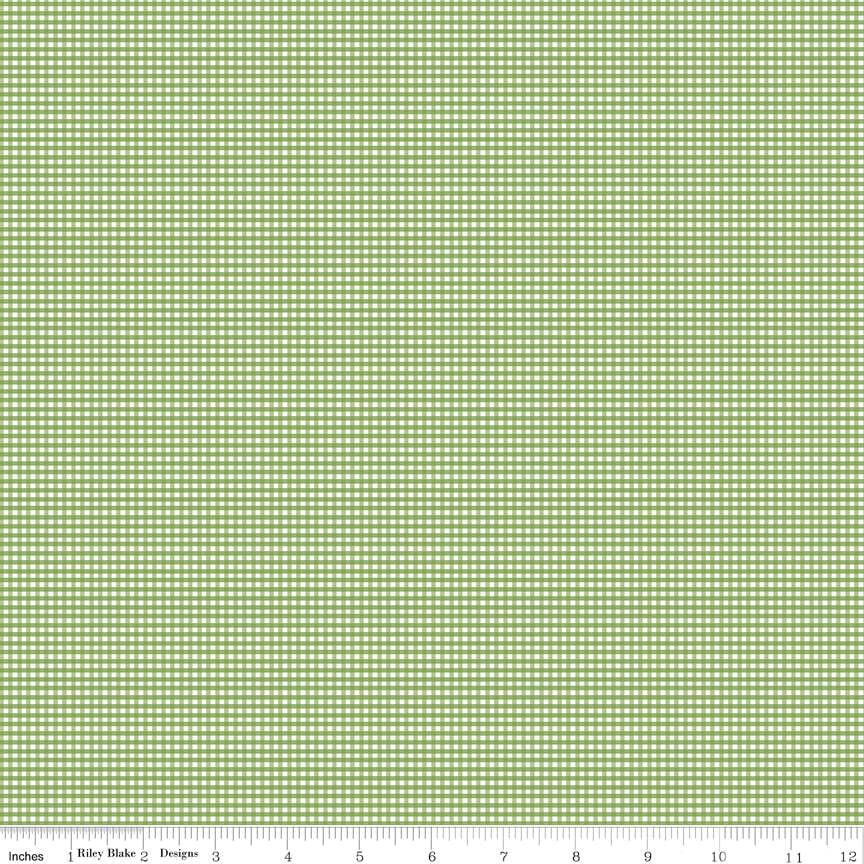 Micro Gingham - Green