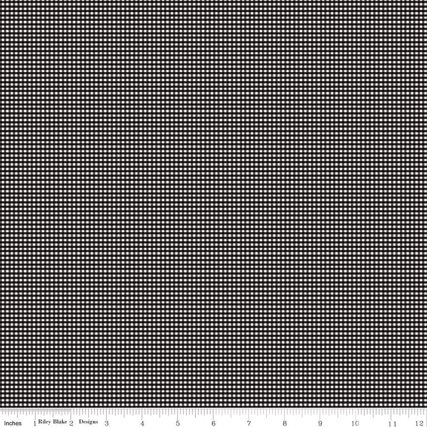 Micro Gingham - Black