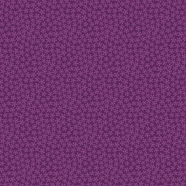 Midsommar Ditsy Flower Dots - Dark Purple