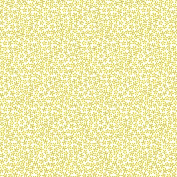 Midsommar Ditsy Flower Dots - Pale Yellow