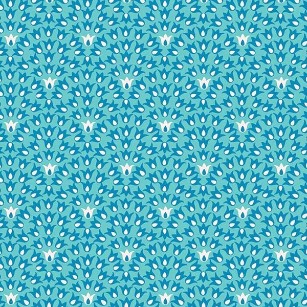 Midsommar Scallop Bloom - Blue