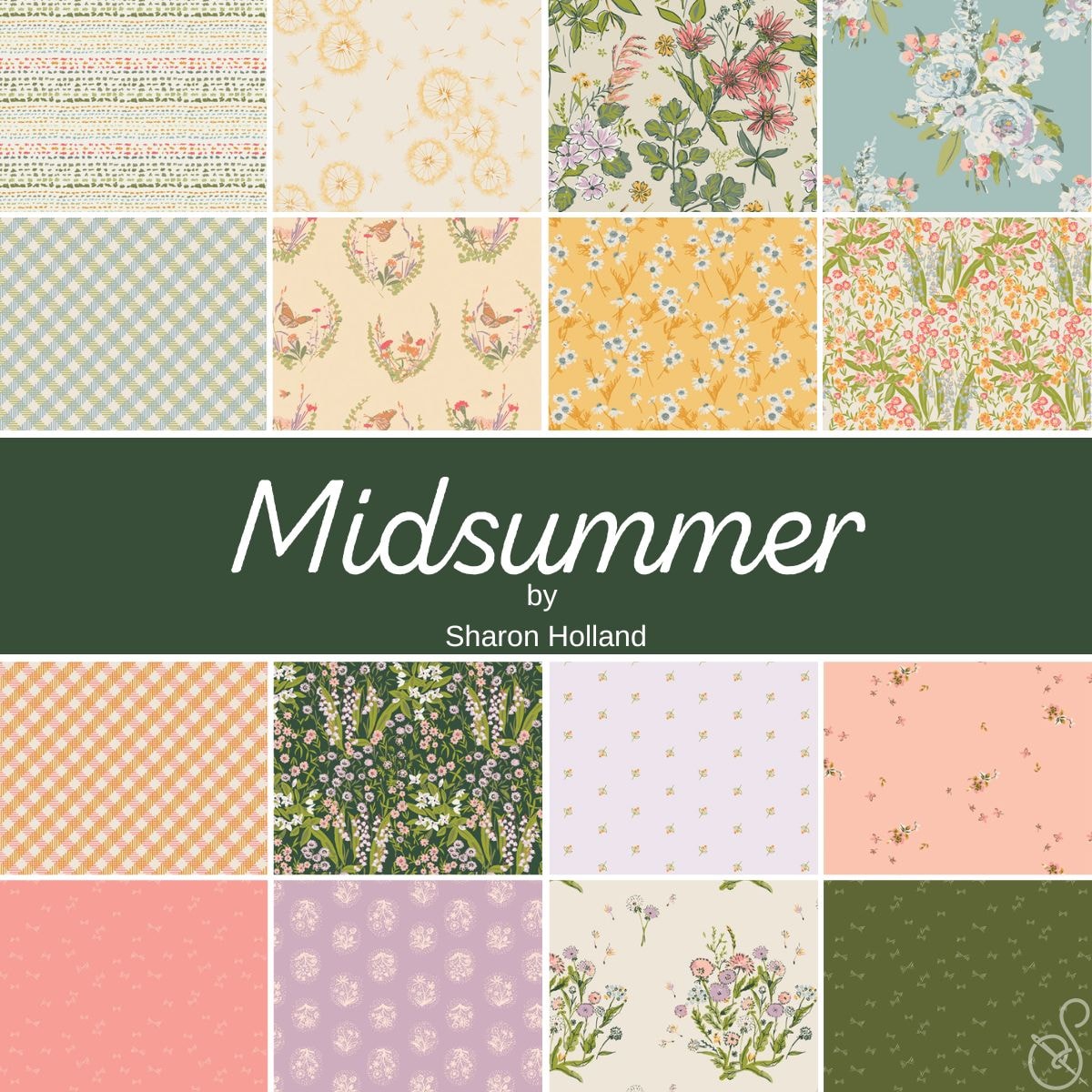 Midsummer Half Yard Bundle | Sharon Holland | 16 SKUs