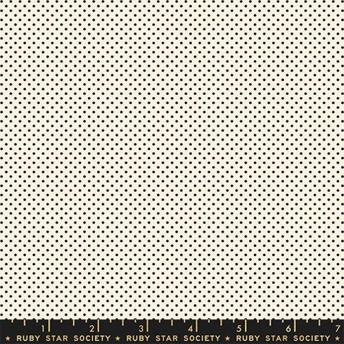 Mini Dots - Black on Natural