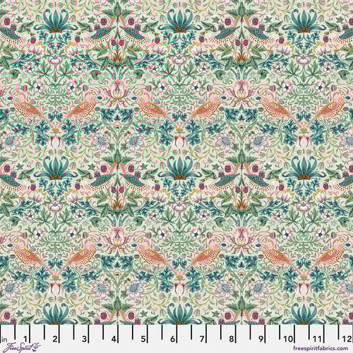 Mini Strawberry Thief - Mineral LAWN