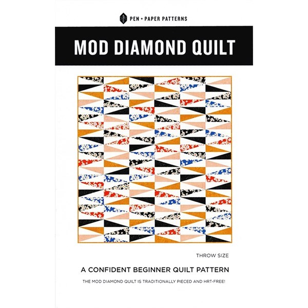 Mod Diamond Quilt Pattern by Pen and Paper Patterns