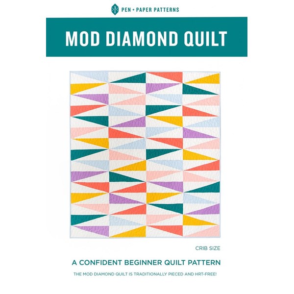 Mod Diamond Quilt Pattern by Pen and Paper Patterns