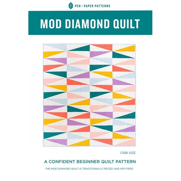 Mod Diamond Quilt Pattern by Pen and Paper Patterns