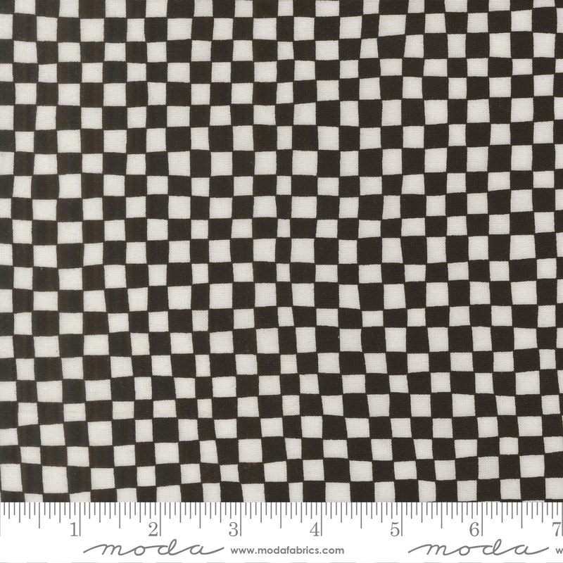 Monochrome Checks - Black as Night