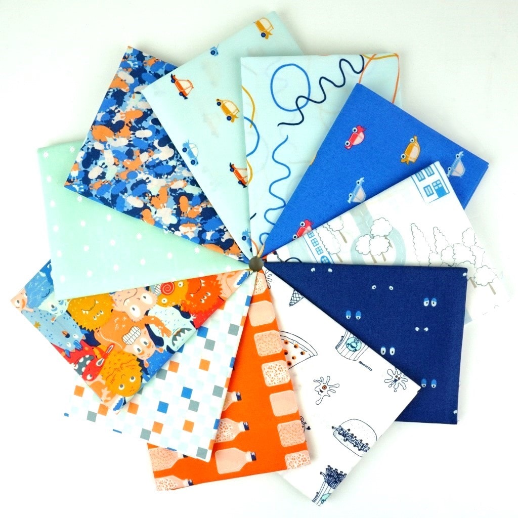 MonsterVille Fat Quarter Bundle | AGF Studio | 11 FQs