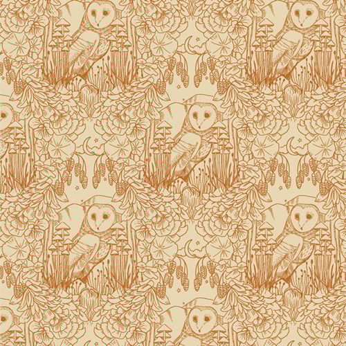 Moonlit Guardian - Sepia