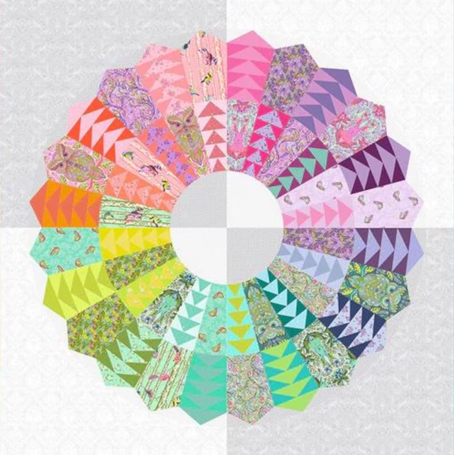 Moonlit Menagerie Quilt Kit | Full Moon Forest 2 | Tula Pink