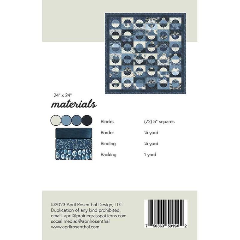 Moonwalk Mini Quilt Pattern | April Rosenthal