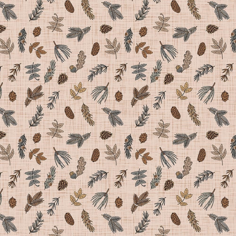 Mountains Calling Pine Cones - Taupe
