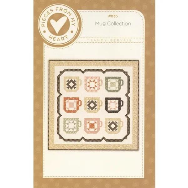 Mug Collection Quilt Pattern | Sandy Gervais