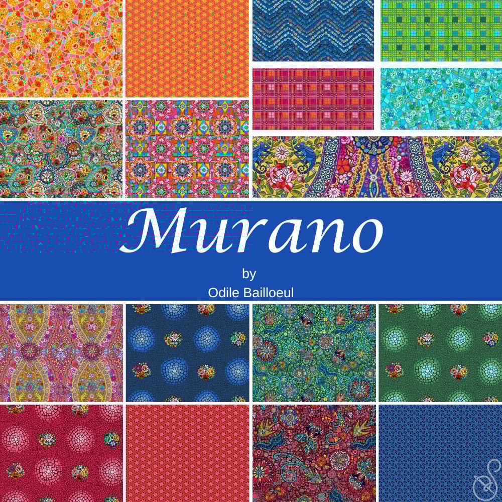 Murano Fat Quarter Bundle | Odile Bailloeul | 17 FQs