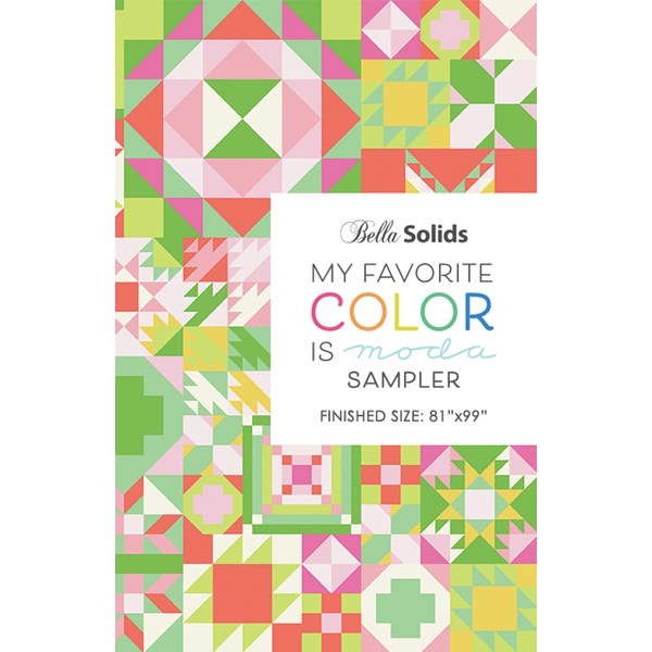 My Favorite Color is Moda Sampler Quilt Pattern