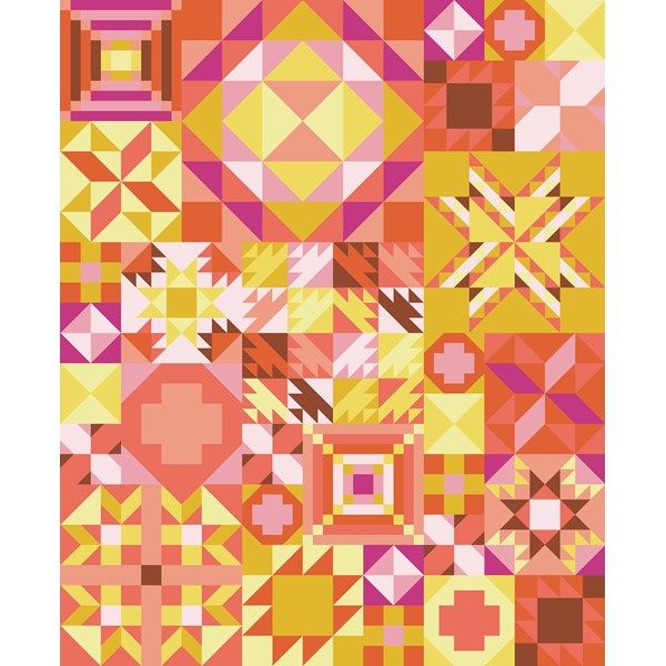 My Favorite Color is Moda Sampler Quilt Kit (Pattern Included)