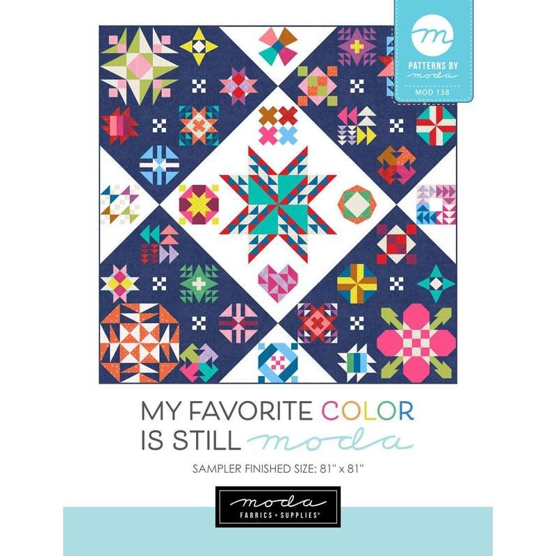 My Favorite Color is Still Moda 2 Sampler Quilt Pattern