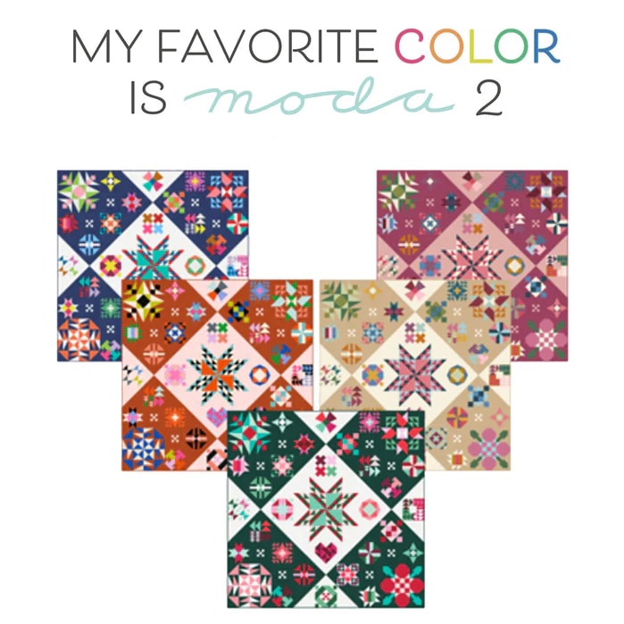 My Favorite Color is Still Moda 2 Sampler Quilt Pattern