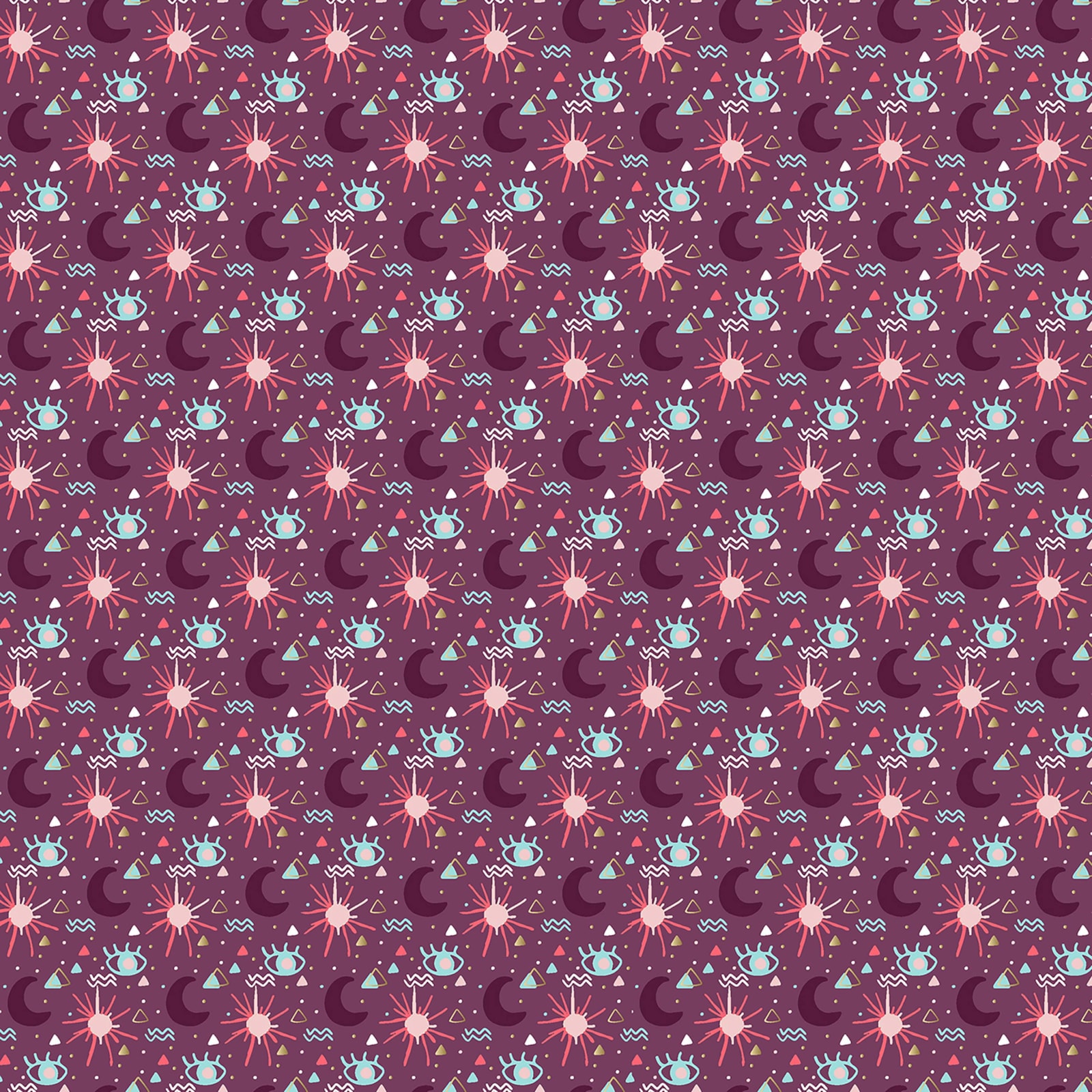 My Sun and Stars - Plum Metallic