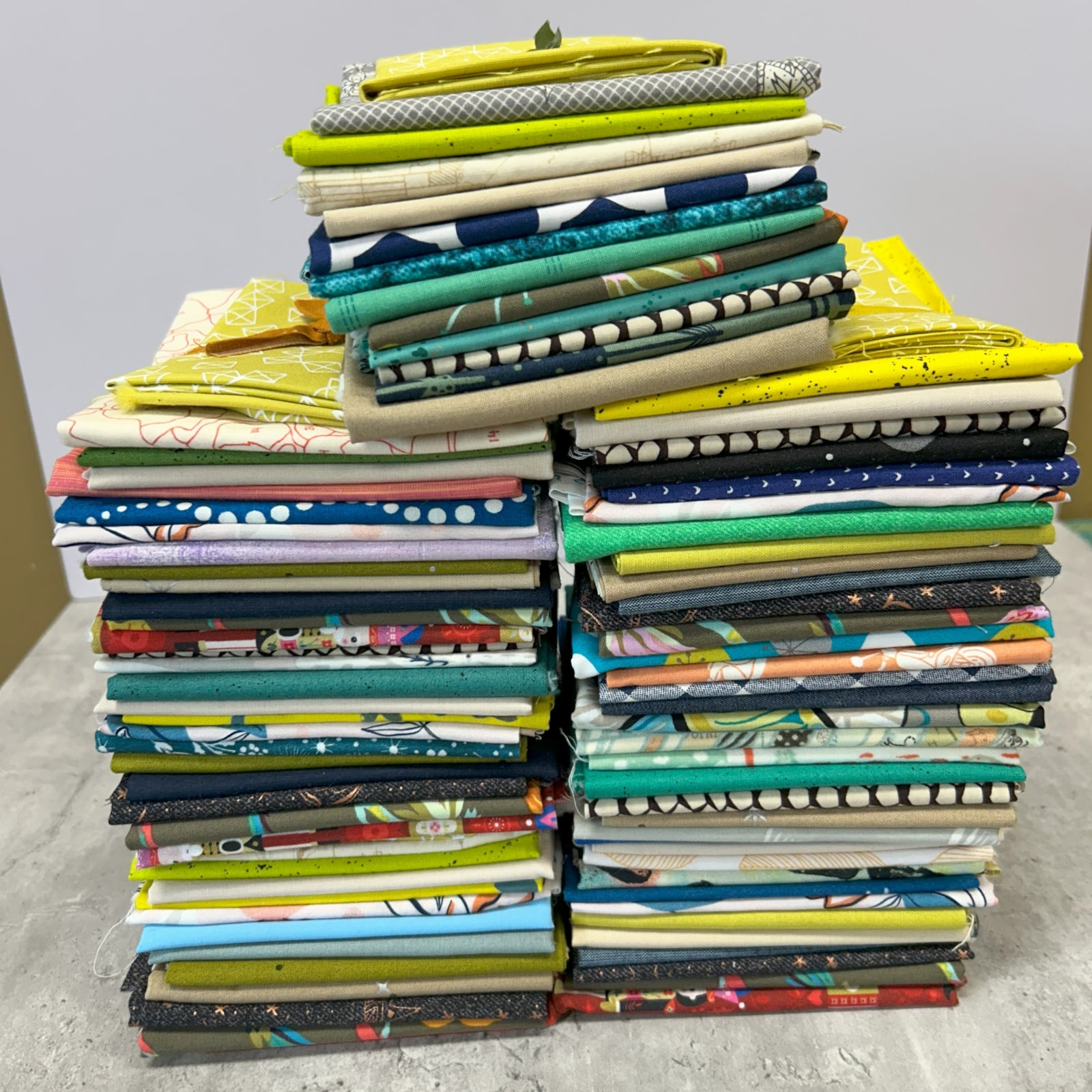 Mystery Fat Quarter-ish Bundle | Ft. Karen Lewis Kona Panel | 1 lb