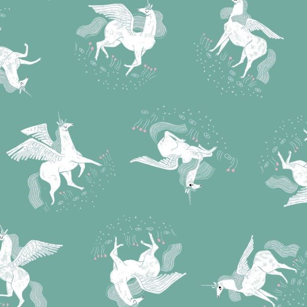 Mythical Tossed Unicorns