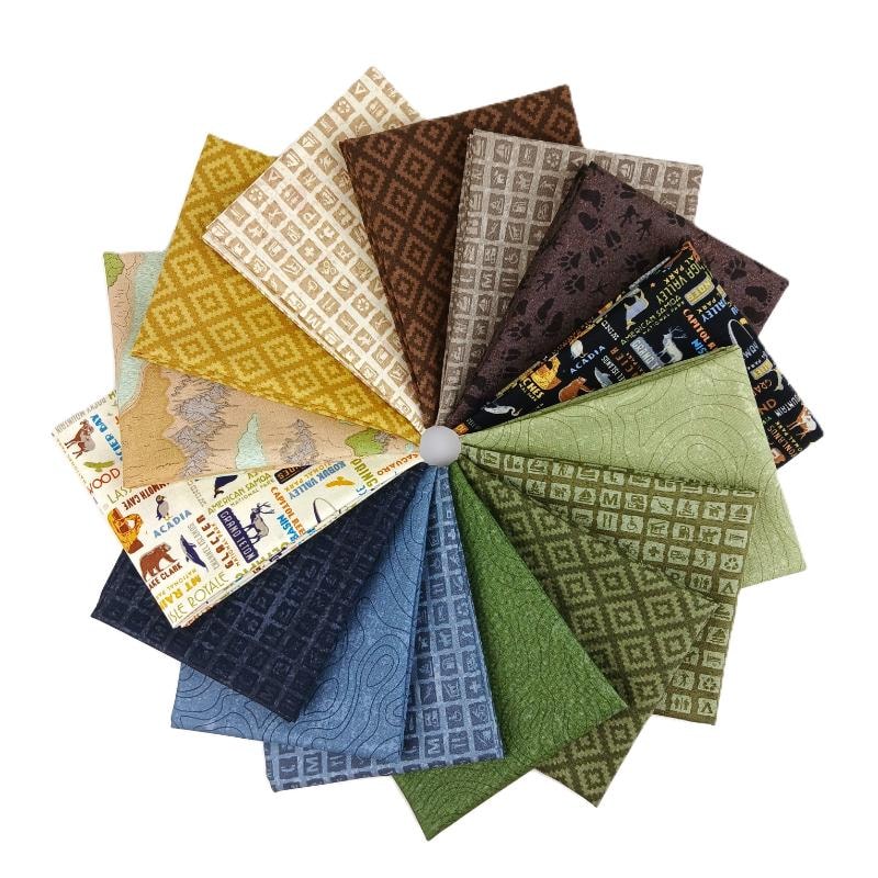 National Parks Fat Quarter Bundle | Anderson Design Group | 15 FQs