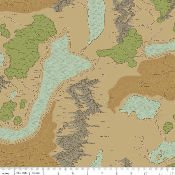 National Parks Map - Sand