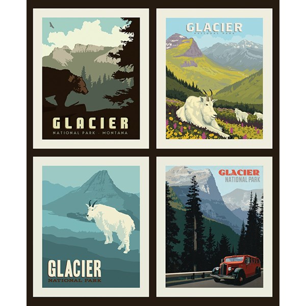 National Parks Pillow Panel - Glacier