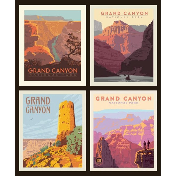 National Parks Pillow Panel - Grand Canyon