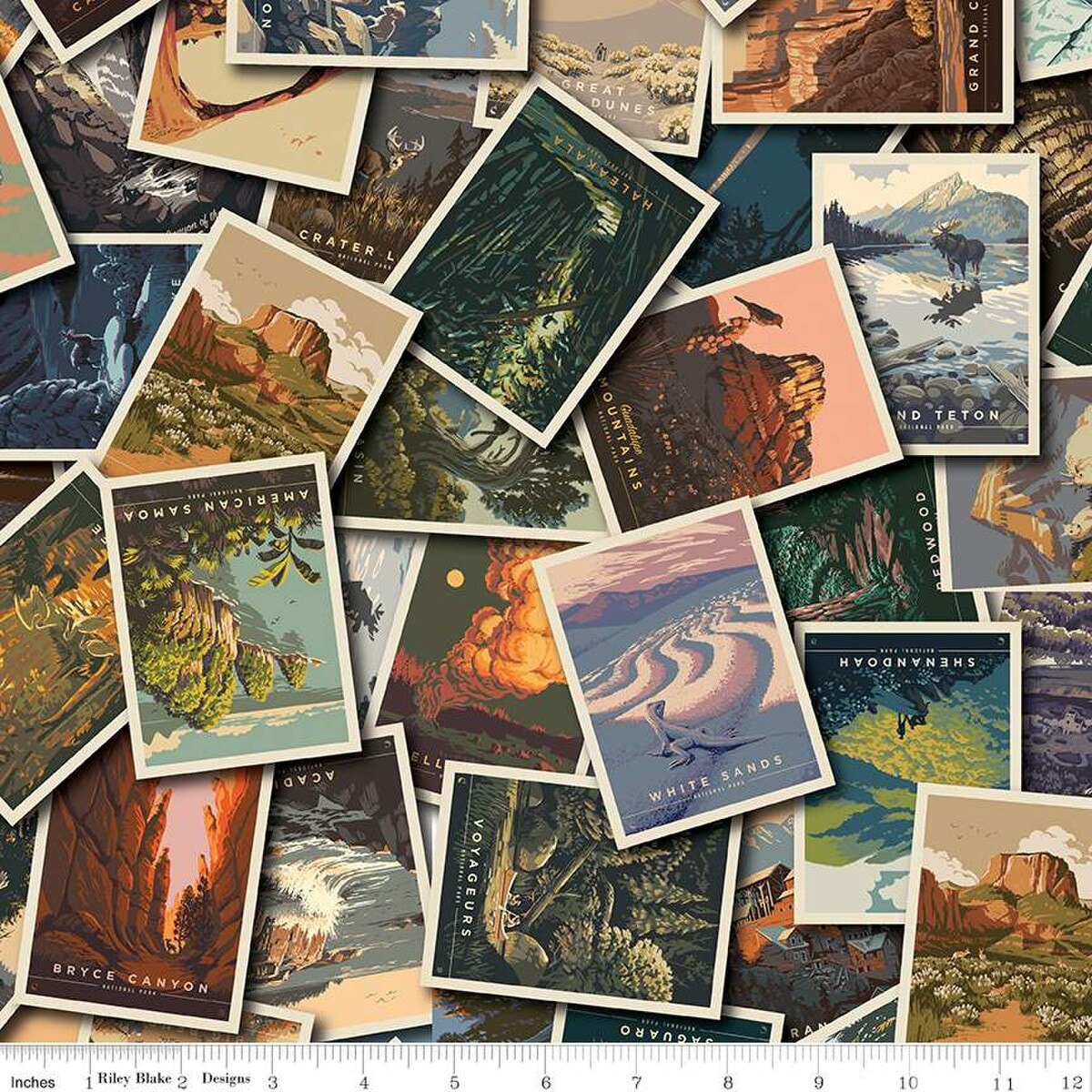 National Parks Postcard Toss - Multi