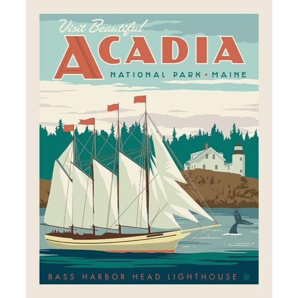 National Parks Poster Panel - Acadia