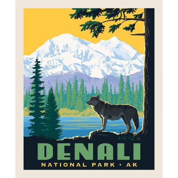 National Parks Poster Panel - Denali