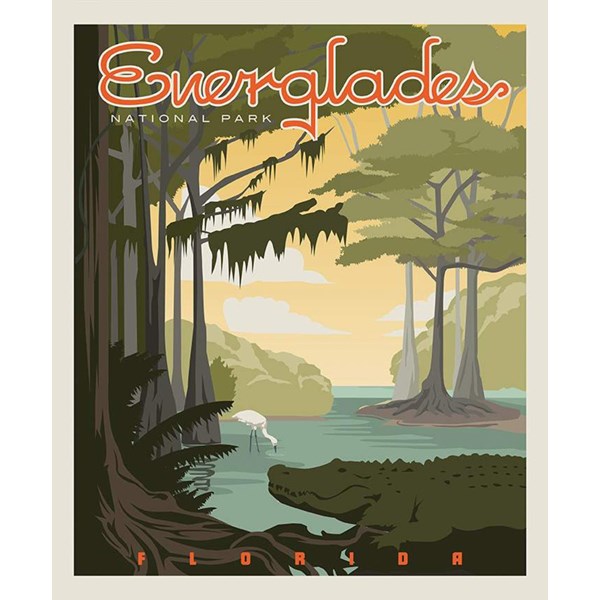 National Parks Poster Panel - Everglades
