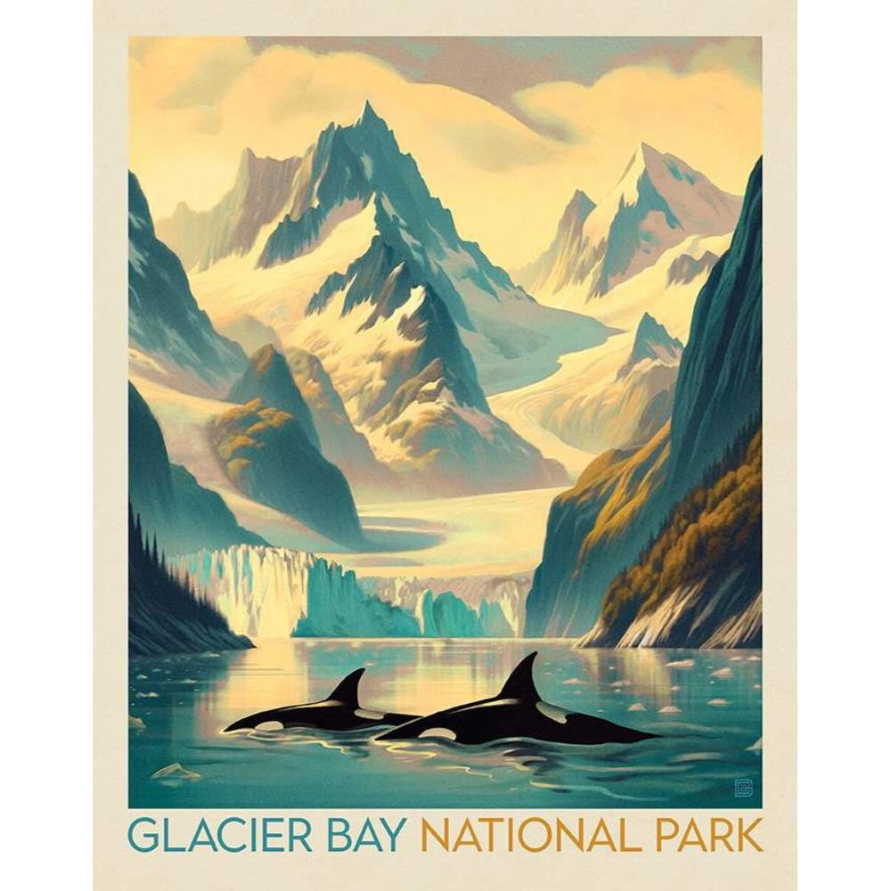 National Parks Poster Panel - Glacier Bay - 2
