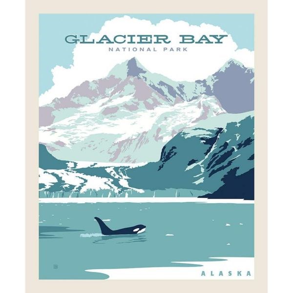 National Parks Poster Panel - Glacier Bay