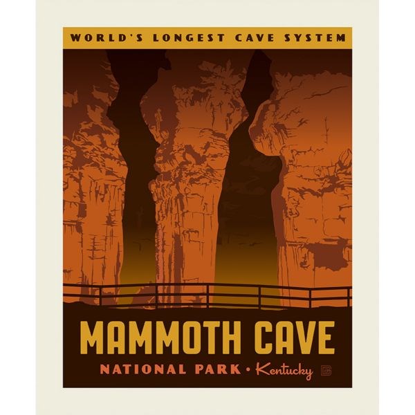 National Parks Poster Panel - Mammoth Cave