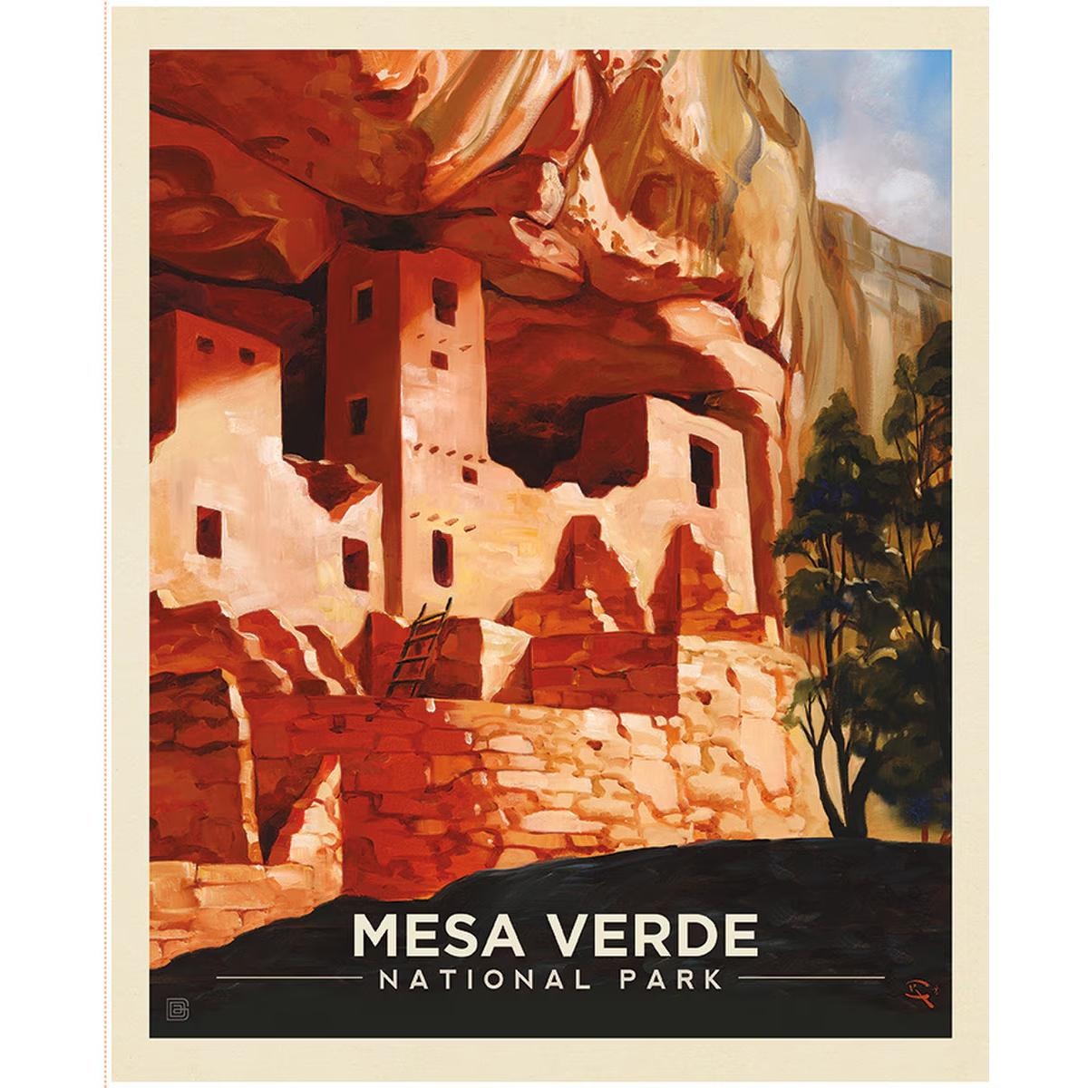 National Parks Poster Panel - Mesa Verde
