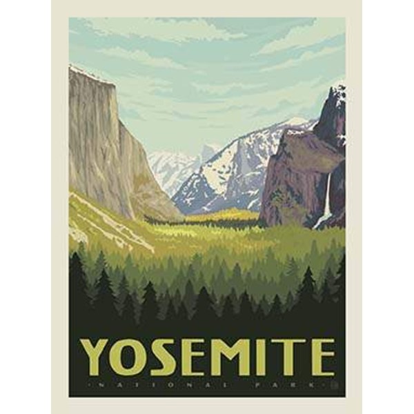 National Parks Poster Panel - Yosemite