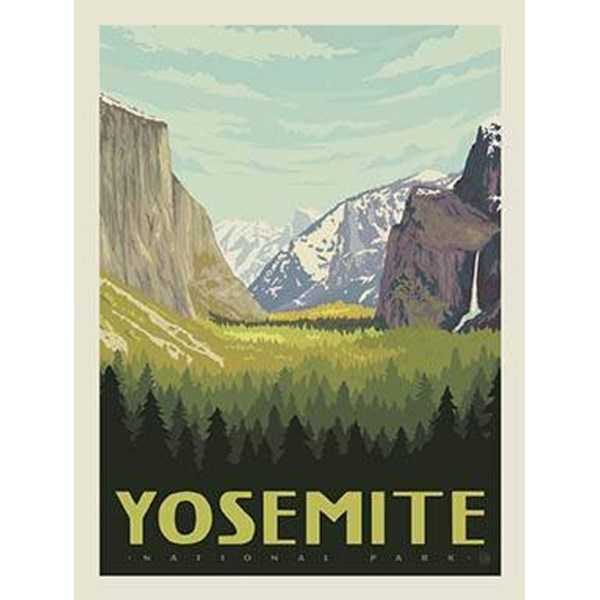 National Parks Poster Panel - Yosemite - 1
