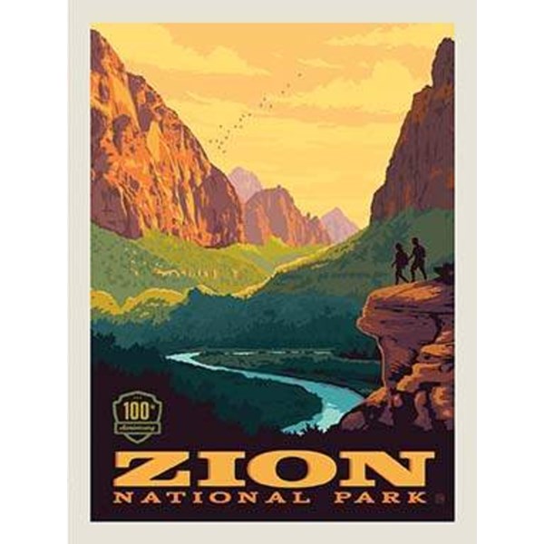 National Parks Poster Panel - Zion