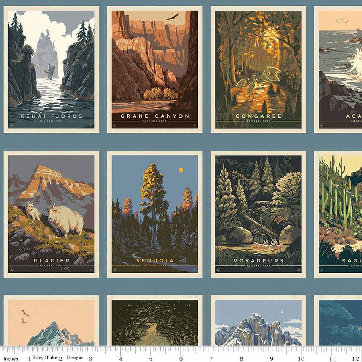 National Parks Posters Panel