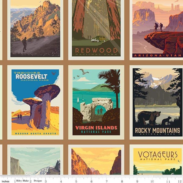 National Parks Posters Panel